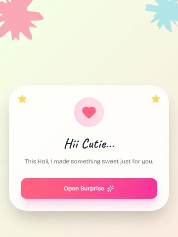 Holi Site website template preview