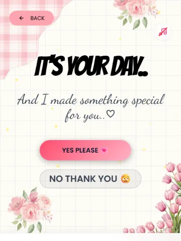 Dreamy Scrapbook (Birthday) — birthday website template