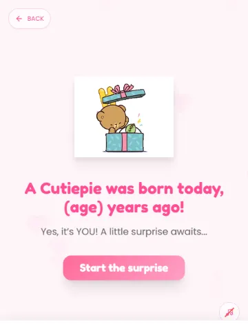 Premium Surprise (Birthday) — birthday website template