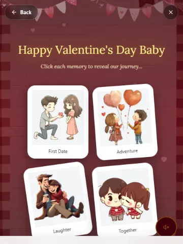 Love Adventure (Valentine) — valentine website template